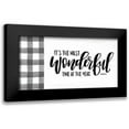 thumbnail image 1 of Imperfect Dust 14x9 Black Modern Framed Museum Art Print Titled - Its the Most Wonderful Time, 1 of 5