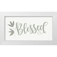 thumbnail image 1 of Imperfect Dust 14x9 White Modern Wood Framed Museum Art Print Titled - Blessed, 1 of 4