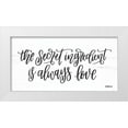 thumbnail image 1 of Imperfect Dust 14x9 White Modern Wood Framed Museum Art Print Titled - Secret Ingredient, 1 of 4