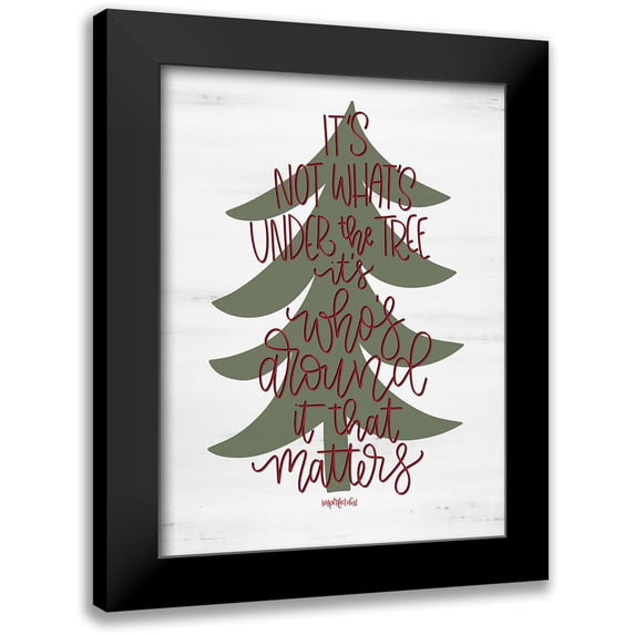 Imperfect Dust 15x18 Black Modern Framed Museum Art Print Titled - Around the Tree