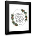 thumbnail image 1 of Imperfect Dust 15x18 Black Modern Framed Museum Art Print Titled - Joshua 24:15, 1 of 5