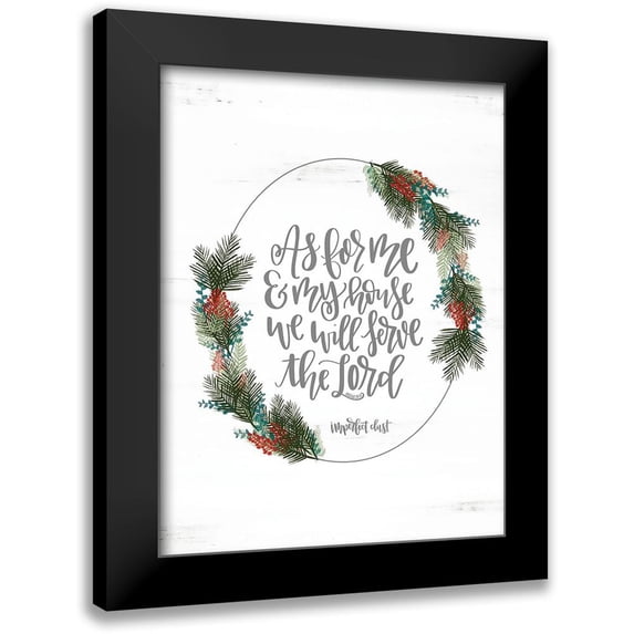 Imperfect Dust 15x18 Black Modern Framed Museum Art Print Titled - Joshua 24:15
