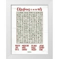 thumbnail image 1 of Imperfect Dust 15x18 White Modern Wood Framed Museum Art Print Titled - Christmas Word Search, 1 of 4