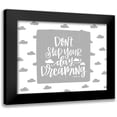 thumbnail image 1 of Imperfect Dust 18x15 Black Modern Framed Museum Art Print Titled - Dont Stop Your Day Dreaming, 1 of 5