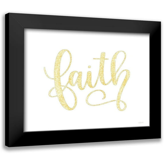 Imperfect Dust 18x15 Black Modern Framed Museum Art Print Titled - Faith