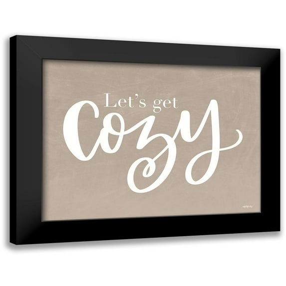 Imperfect Dust 18x15 Black Modern Framed Museum Art Print Titled - Lets Get Cozy