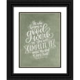thumbnail image 1 of Imperfect Dust 19x24 Black Ornate Wood Framed with Double Matting Museum Art Print Titled - Good Work, 1 of 4