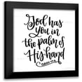 thumbnail image 1 of Imperfect Dust 20x20 Black Modern Framed Museum Art Print Titled - Palm of His Hand, 1 of 5
