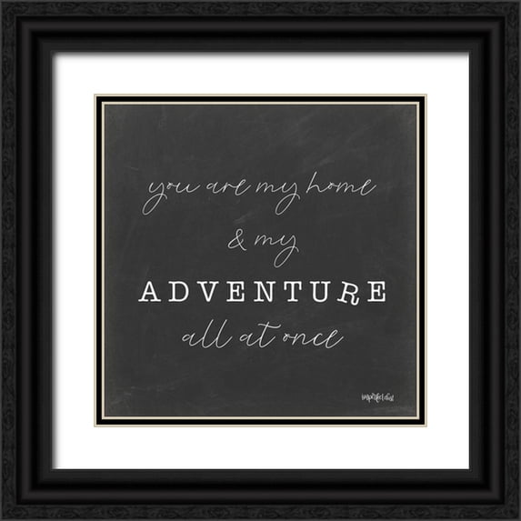 Imperfect Dust 20x20 Black Ornate Wood Framed with Double Matting Museum Art Print Titled - My Adventure