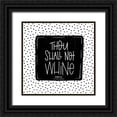 thumbnail image 1 of Imperfect Dust 20x20 Black Ornate Wood Framed with Double Matting Museum Art Print Titled - Thou Shall Not Whine, 1 of 4