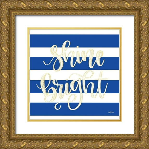 Imperfect Dust 20x20 Gold Ornate Wood Framed with Double Matting Museum Art Print Titled - Shine Bright