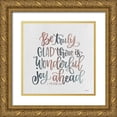thumbnail image 1 of Imperfect Dust 20x20 Gold Ornate Wood Framed with Double Matting Museum Art Print Titled - Wonderful Joy Ahead, 1 of 4