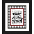 thumbnail image 1 of Imperfect Dust 20x24 Black Ornate Wood Framed with Double Matting Museum Art Print Titled - O Come Emmanuel, 1 of 4