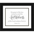 thumbnail image 1 of Imperfect Dust 24x19 Black Ornate Wood Framed with Double Matting Museum Art Print Titled - Faithfulness, 1 of 4