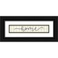 thumbnail image 1 of Imperfect Dust 24x7 Black Ornate Wood Framed with Double Matting Museum Art Print Titled - Home, 1 of 4