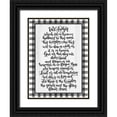 thumbnail image 1 of Imperfect Dust 25x32 Black Ornate Wood Framed with Double Matting Museum Art Print Titled - The Lords Prayer, 1 of 4