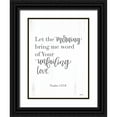 thumbnail image 1 of Imperfect Dust 25x32 Black Ornate Wood Framed with Double Matting Museum Art Print Titled - Unfailing Love, 1 of 4