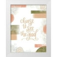 thumbnail image 1 of Imperfect Dust 25x32 White Modern Wood Framed Museum Art Print Titled - Choose to See the Good, 1 of 4