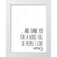 thumbnail image 1 of Imperfect Dust 25x32 White Modern Wood Framed Museum Art Print Titled - People I Love, 1 of 4