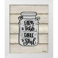 thumbnail image 1 of Imperfect Dust 26x31 White Modern Wood Framed Museum Art Print Titled - Farm to Table ~ Table to Soul, 1 of 4