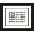 thumbnail image 1 of Imperfect Dust 32x25 Black Ornate Wood Framed with Double Matting Museum Art Print Titled - Gratitude is My Attitude, 1 of 4