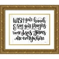 thumbnail image 1 of Imperfect Dust 32x25 Gold Ornate Wood Framed with Double Matting Museum Art Print Titled - Jesus and Germs Are Everywhere, 1 of 4