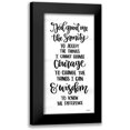 thumbnail image 1 of Imperfect Dust 9x14 Black Modern Framed Museum Art Print Titled - Serenity Prayer, 1 of 5