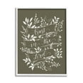 thumbnail image 1 of Imperfect Dust Trust in The Lord Vintage Ribbon Botanical Foliage Pattern 11 in x 14 in Framed Painting Art Print, by Stupell Home Décor, 1 of 5