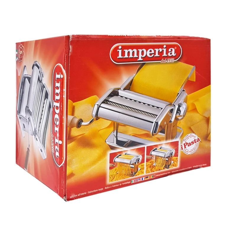 Imperia Pasta Machine Tipo Lusso SP150 with Ravioli Attachment