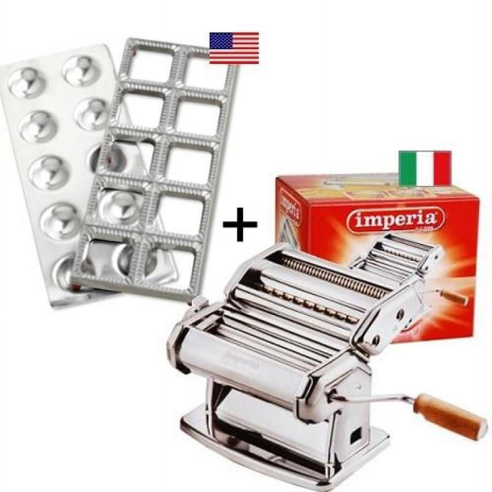 Manovella Per Macchina Pasta Imperia - Acciaio Inox Con Impugnatura In Legno - Foto 2