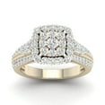 thumbnail image 1 of Imperial 1 1/2Ct TDW Diamond 14K Yellow Gold Cluster Engagement Ring, 1 of 4