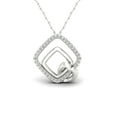 thumbnail image 1 of Imperial 1/10ct TDW Fashion Necklace S925 Sterling Silver, 1 of 3