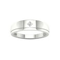 thumbnail image 1 of Imperial 1/20Ct TDW Diamond 10k White Gold Men's Solitaire Ring (H-I, I2), 1 of 4