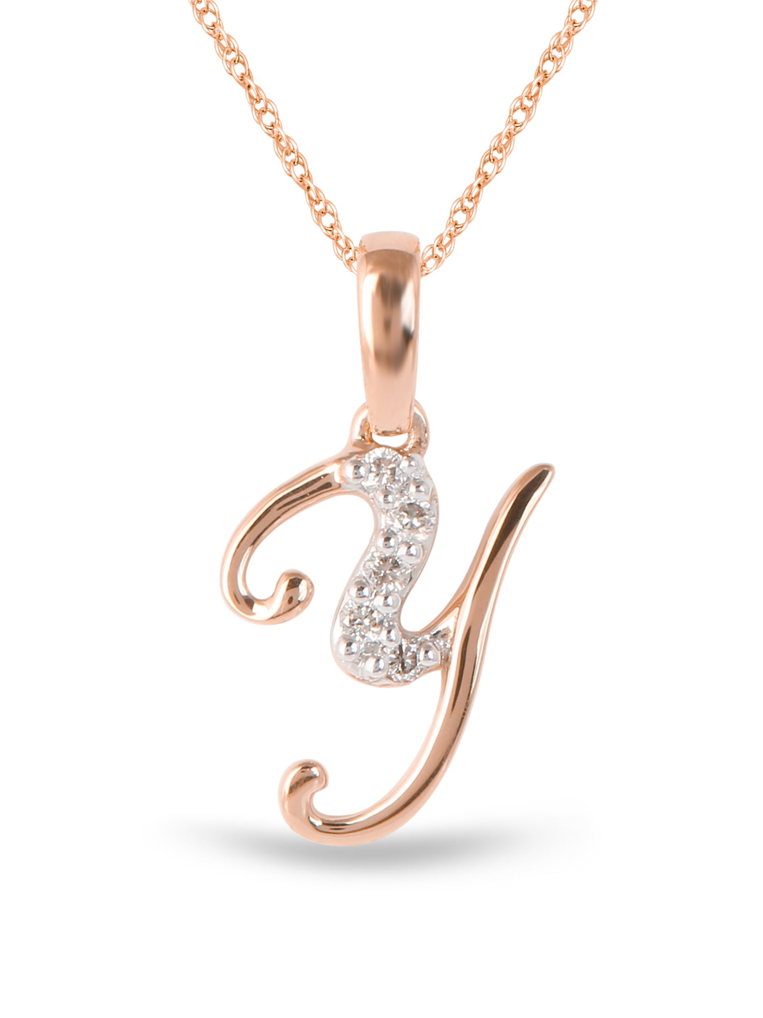 Silver Initial with Diamond Detail | Hallmark Jewellers Formby & The  Jewellers Bench Widnes