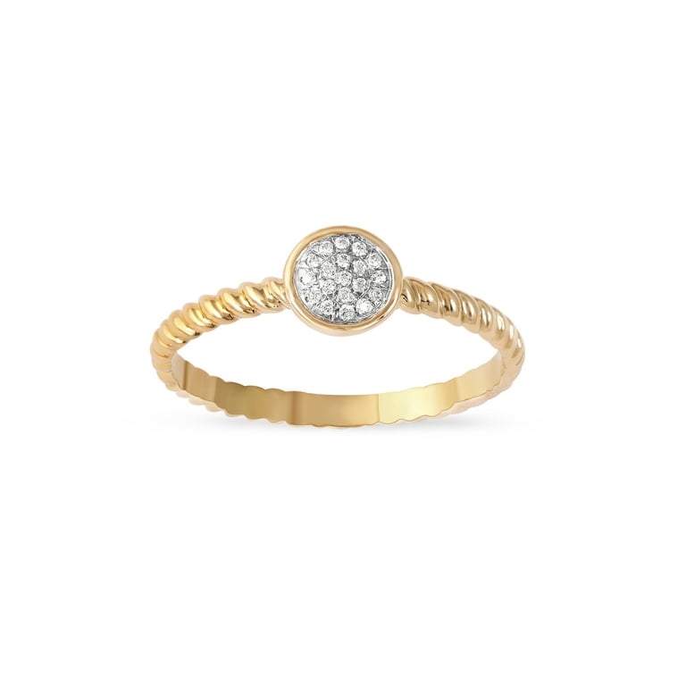 Sterling Silver Diamond Cluster Round Promise Ring Sterling Silver Diamond Cluster Round Promise Ring