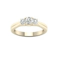 thumbnail image 1 of Imperial 1/2Ct TDW Diamond 10k Yellow Gold Three Stone Engagement Ring (H-I, I2), 1 of 4