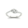 thumbnail image 1 of Imperial 1/2Ct TDW Diamond 14k White Gold Bypass Engagement Ring (H-I, I2), 1 of 4