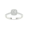 thumbnail image 1 of Imperial 1/3 Ct TDW Round Diamond Double Halo Engagement Ring in 10K White Gold (H-I, I2), 1 of 4