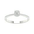 thumbnail image 1 of Imperial 1/4 Ct TDW Emerald Diamond Halo Engagement Ring in 10K White Gold (H-I, I2), 1 of 4