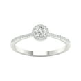 thumbnail image 1 of Imperial 1/4 Ct TDW Round Diamond Halo Engagement Ring in 10K White Gold (H-I, I2), 1 of 4