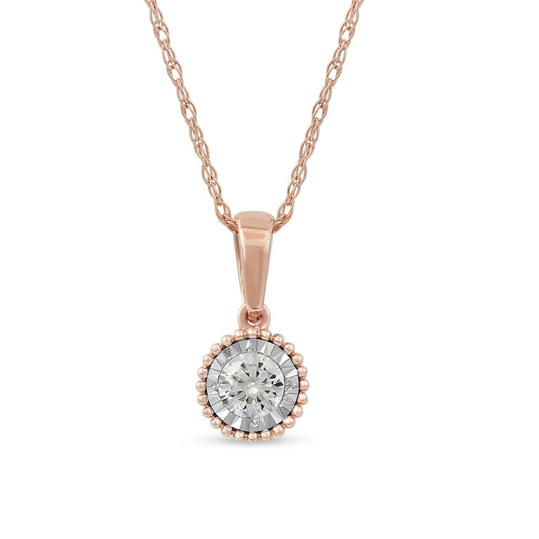 Walmart diamond hotsell solitaire necklace