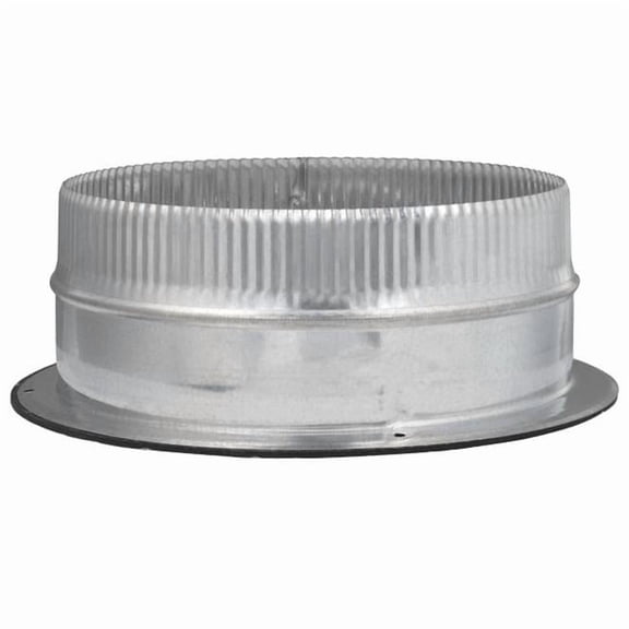 Imperial 10 in. D 26 Ga. Galvanized Steel Duct Start Collar