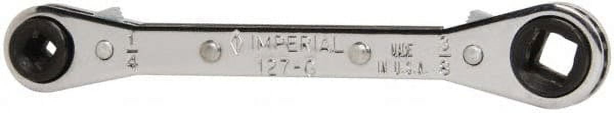 Imperial 4 Way Ratchet Refrigeration Service Valve Wrench 3/16 1/4 5/16 3/8  R404 for sale online