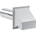 thumbnail image 1 of Imperial 16.5 in. L x 4 in. Dia. Silver/White Aluminum Wall Exhaust Hood - Case Of: 5, 1 of 1
