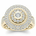 thumbnail image 1 of Imperial 1ct TW Diamond 10K Yellow Gold Cluster Halo Engagement ring, 1 of 5