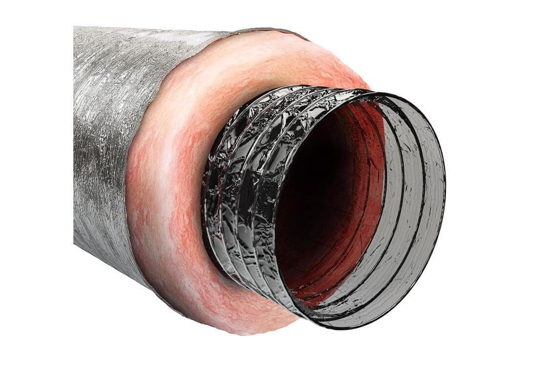 DUCT POLY SILVER 6"X25' (Pack of 1)