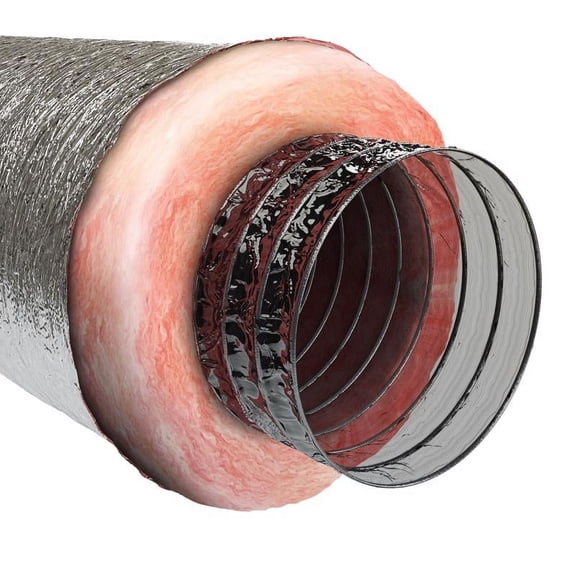 DUCT POLY SILVER 6"X25' (Pack of 1)