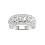 Imperial 2Ct TDW Diamond 14k White Gold Wedding Band (H-I, I2)