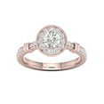 thumbnail image 1 of Imperial 3/4Ct TDW Diamond 14k Rose Gold Halo Engagement Ring (I-J, I2), 1 of 4