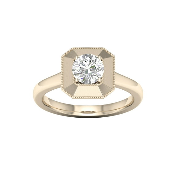 Imperial 3/4Ct TDW Diamond 14k Yellow Gold Solitaire Engagement Ring (I-J, I2)